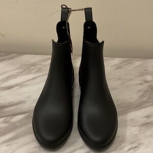 Sam Edelman black rain boots